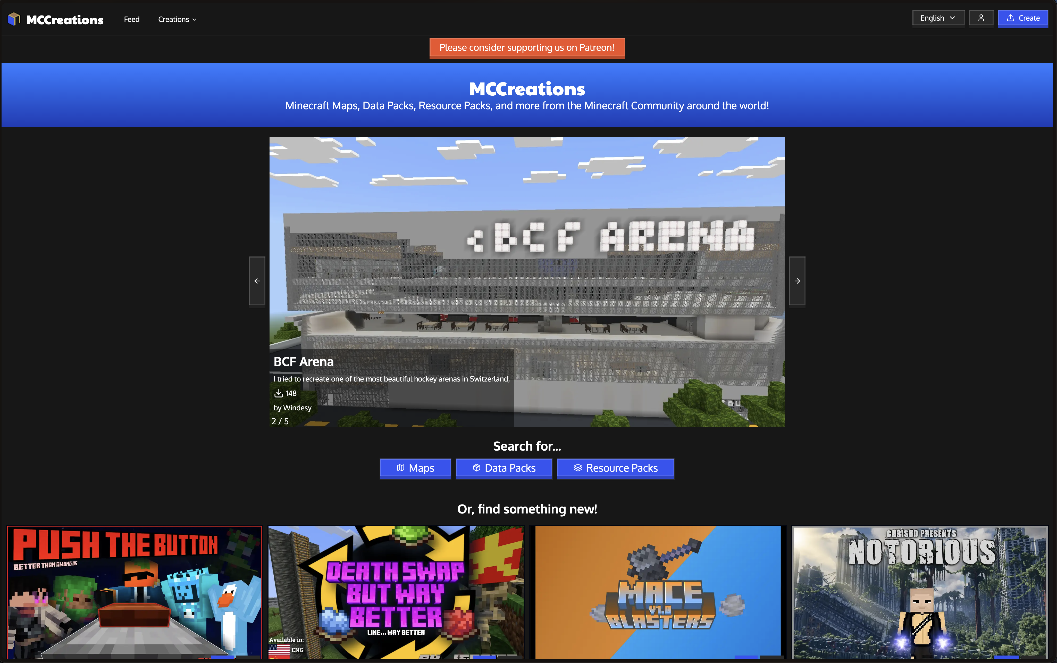 In Early 2025 MCCreations recieved a complete designed overhaul.