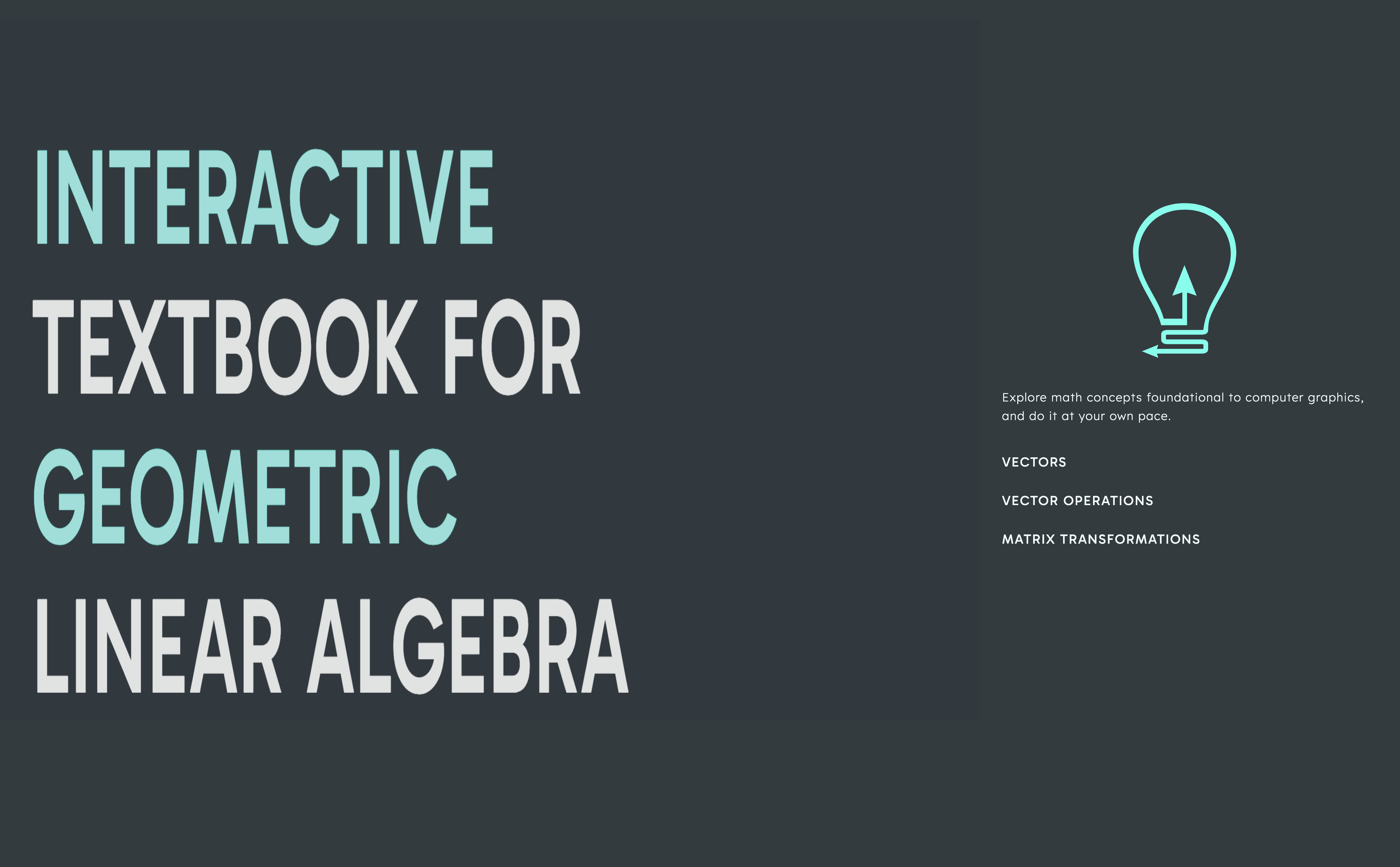 Interactive Graphics Textbook