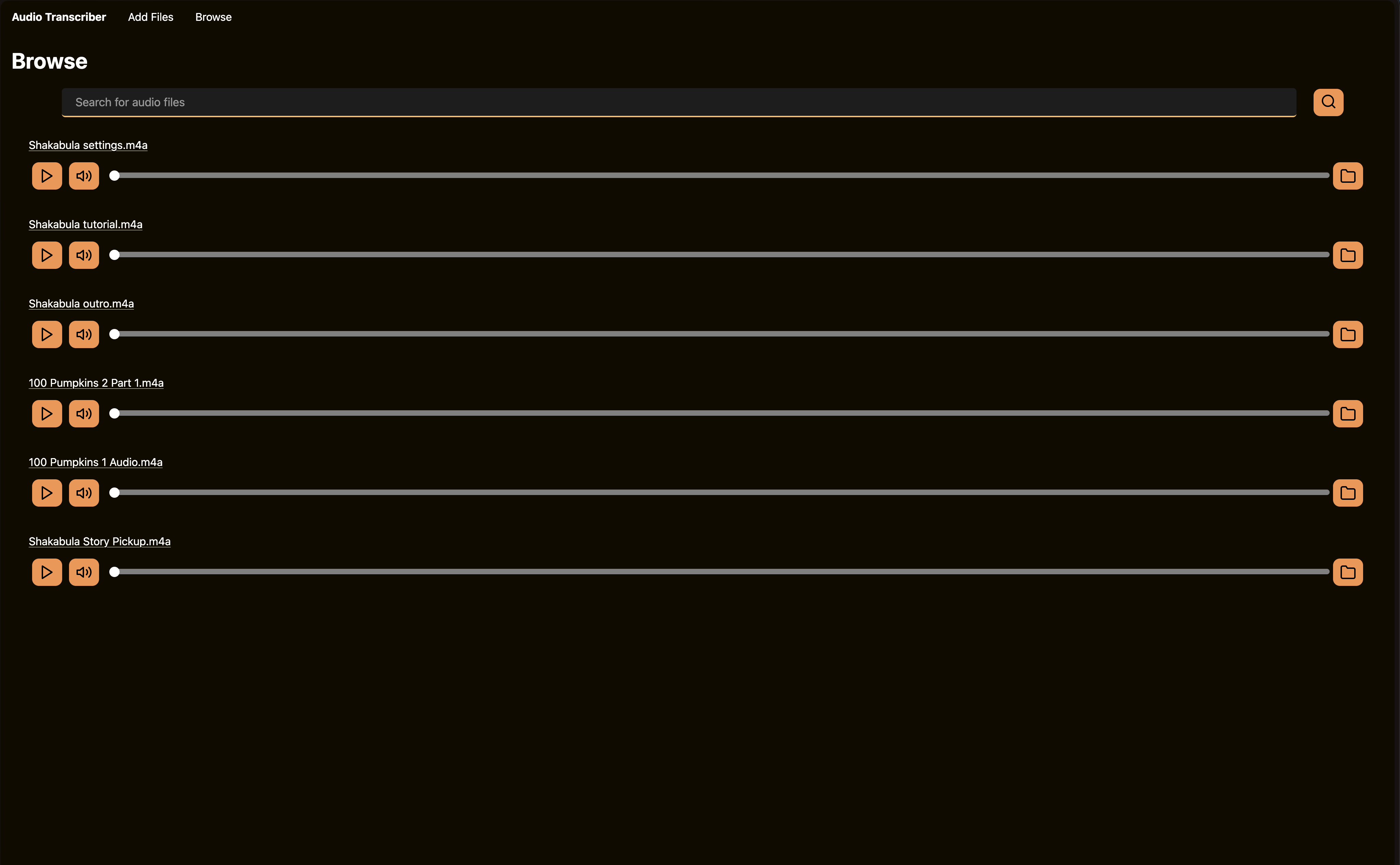 Audio Transcription